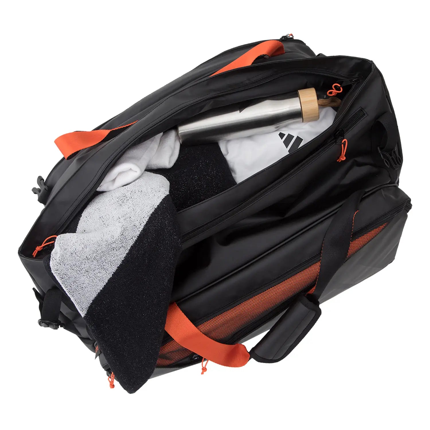 Paletero Adidas Multigame Negro/Naranja 3.4