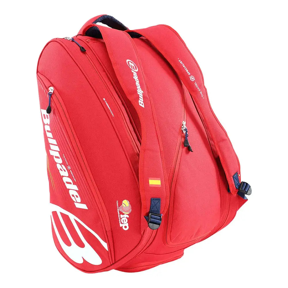 Paletero Bullpadel FEP Rojo – La Elección de los Profesionales